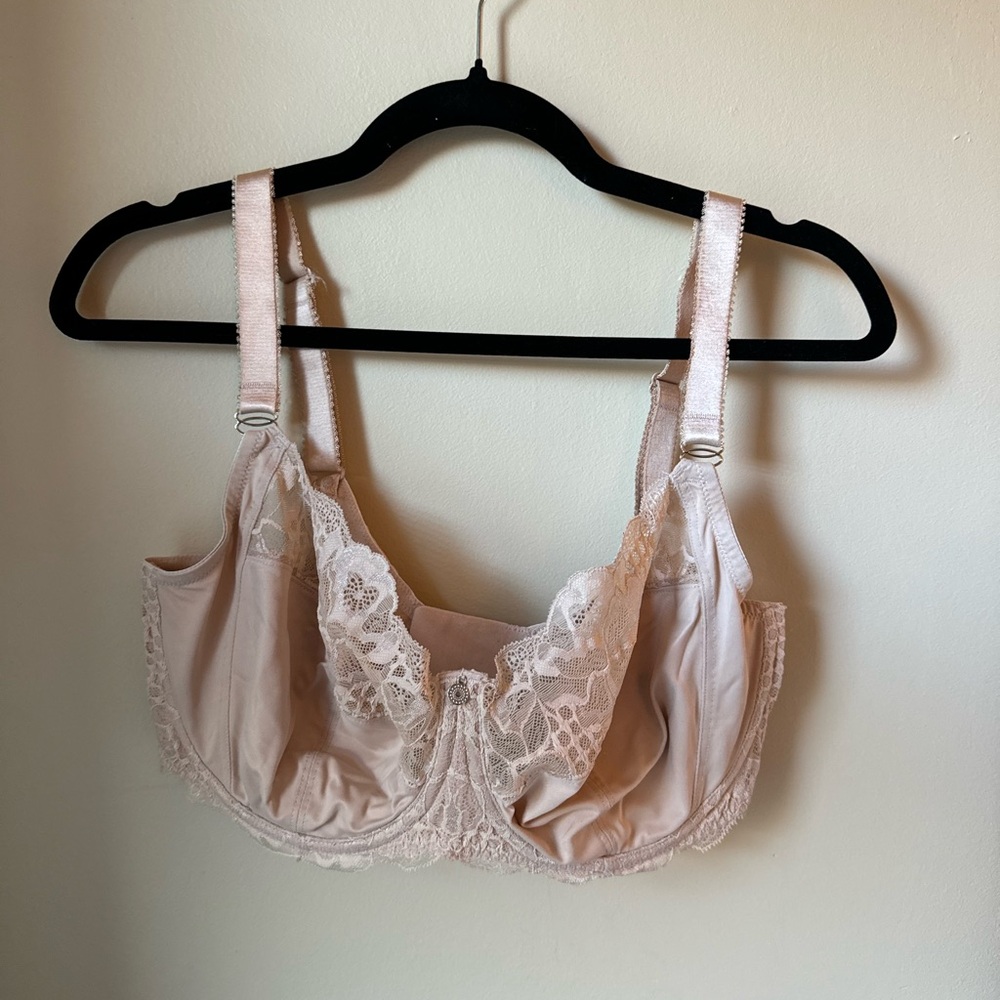 Fantasie “Reflect” Side Support Lace Balconette Bra in Cream